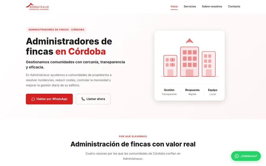 Administracor: Web para administradores de fincas